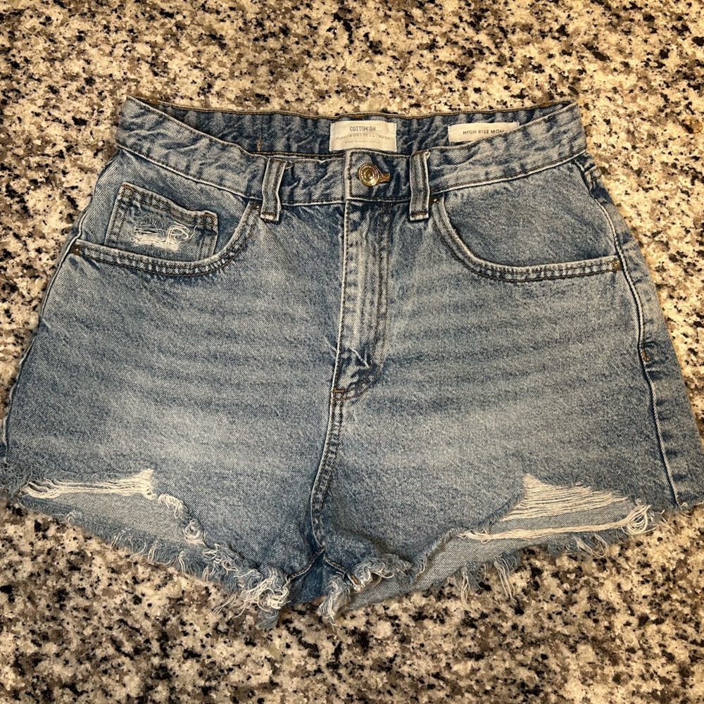 Denim Mom Shorts